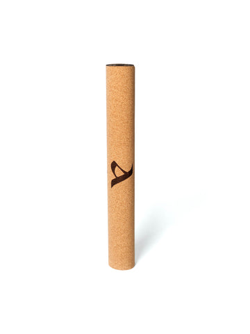 Rolled Shot of The Cork TR Travel Ultimate Workout Mat Made by Asana Singapore